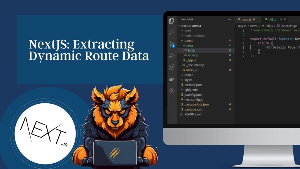 NextJS: Extracting Dynamic Route Data using useRouter hook - Coding Beast