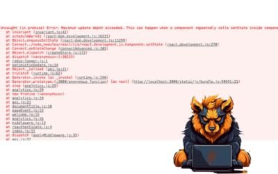 How to Fix “Maximum Update Depth Exceeded” Error in React.js