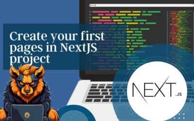 Create your first NextJS project: Adding first pages to NextJS project