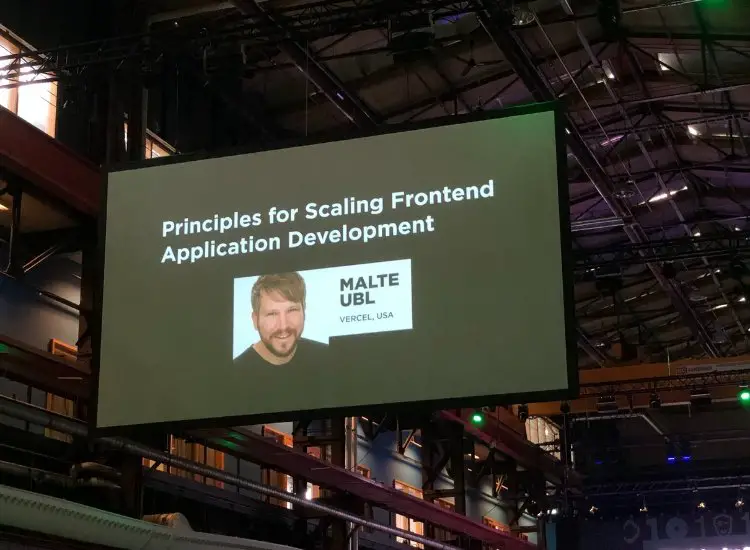 React Summit 2023 Principles for Scaling Frontend Application Development.