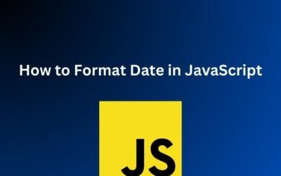 How to Format Date in JavaScript: A Comprehensive Guide