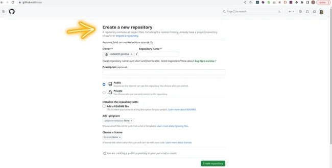 Step-by-Step Guide: Creating a New GitHub Repository and Adding Your Project