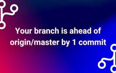 Fix: Your branch is ahead of origin/master by 1 commit