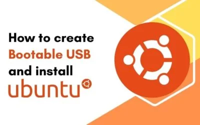 How to create Bootable USB and install Ubuntu